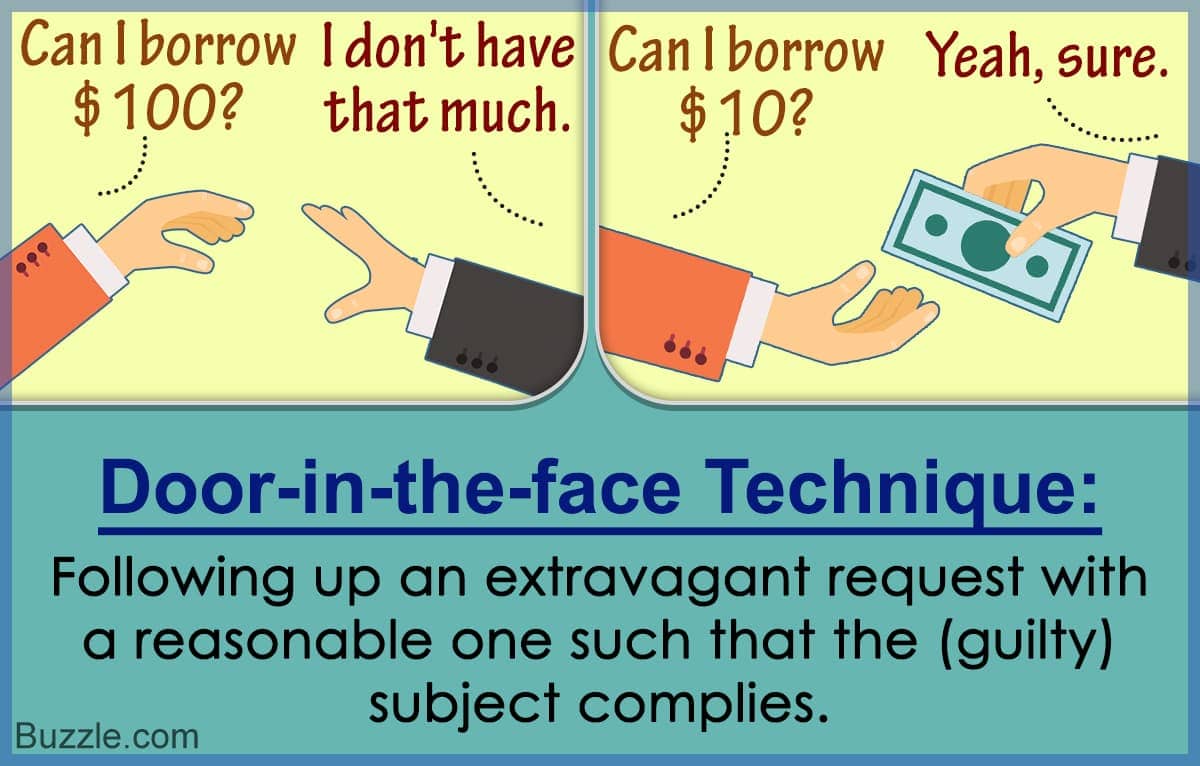 Image result for door-in-the-face technique
